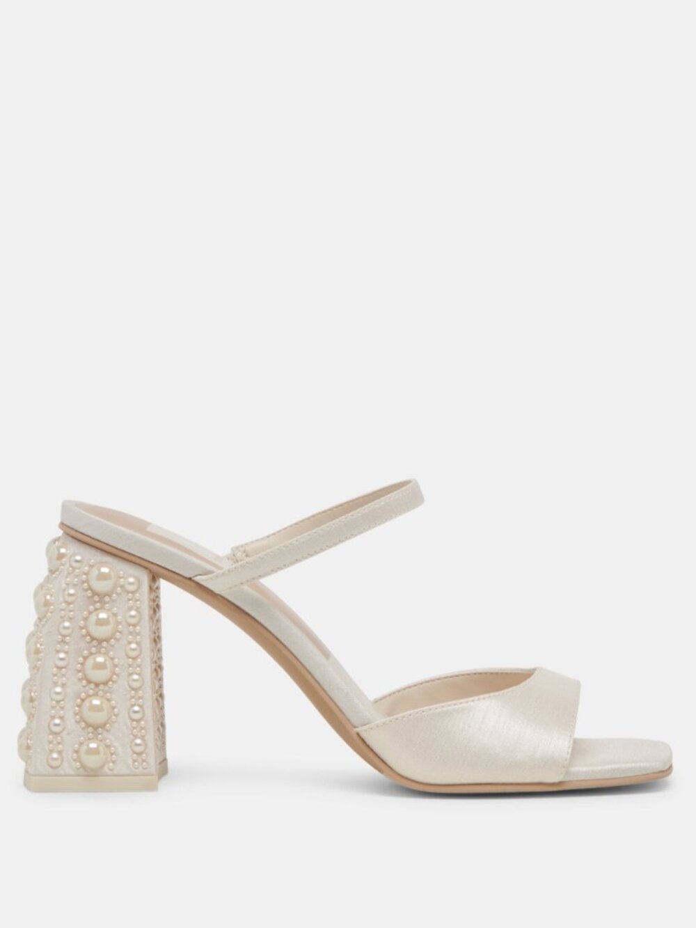 Dolce Vita Jemmy Pearl heel in Vanilla silk size 7.5